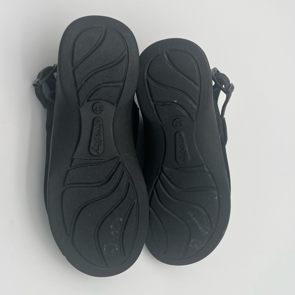 Wolky Nimes 2 Strap Adjustable Walking Sandals Black Nubuck comfy capsule 6.5 37 - Picture 6 of 7